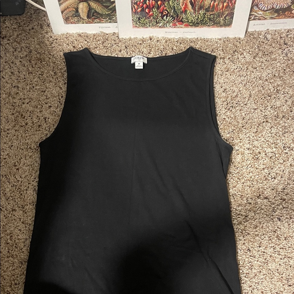 J. Crew Classic Black Tank Top